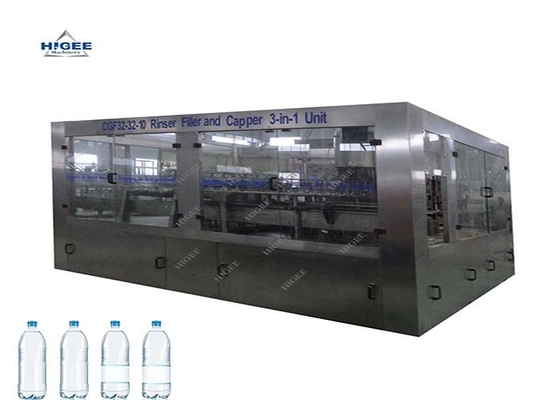 Chine Machine de remplissage automatique conduite électrique de l'eau 3 dans 1 CGF18-18-6 garantie de 1 an fournisseur