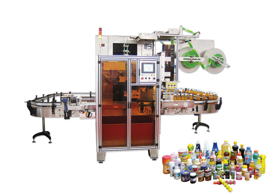 Chine Machine à étiquettes de douille de rétrécissement de deux côtés, machine de douille pour l'eau minérale fournisseur