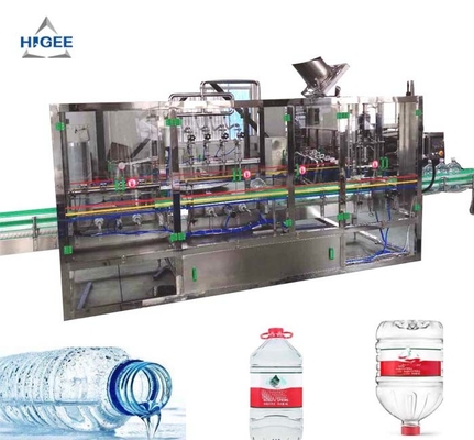 Chine remplissage de l'eau 3-5l minérale machine remplissante et de capsulage de Bph machine/300 1800 kilogrammes fournisseur