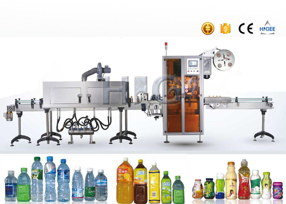 Chine 380V / machine d'applicateur de douille du rétrécissement 220VAC 100 BPM pour les bouteilles d'eau en plastique fournisseur