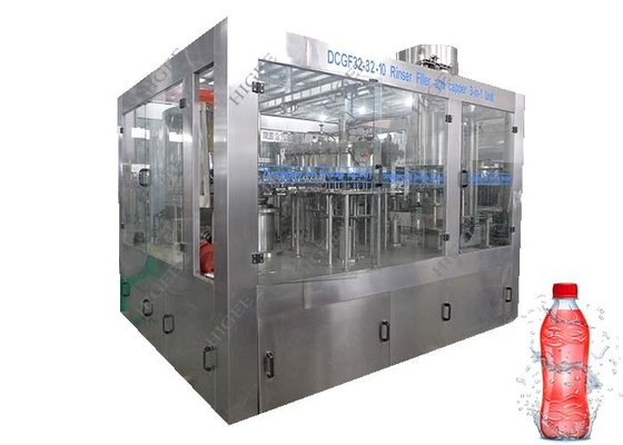 Chine Machine de remplissage carbonatée à grande vitesse de boissons, machine de l'eau de seltz pour la bouteille d'animal familier fournisseur