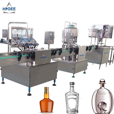 Chine Machine de remplissage de vodka de boisson alcoolisée d'alcool pour les bouteilles en verre avec la puissance 0.75kw fournisseur