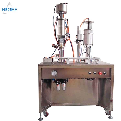 Chine 35 - 65 millimètres machine remplissante et de capsulage d'eau en bouteille de taille de bouteille de machine d'inhalateur d'aérosol de remplissage fournisseur