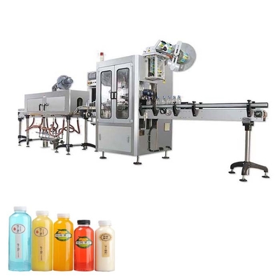 Chine Machine à étiquettes d'applicateur de rétrécissement de douille de PVC pour les boîtes en fer blanc de bouteille de verre à bouteilles rond fournisseur